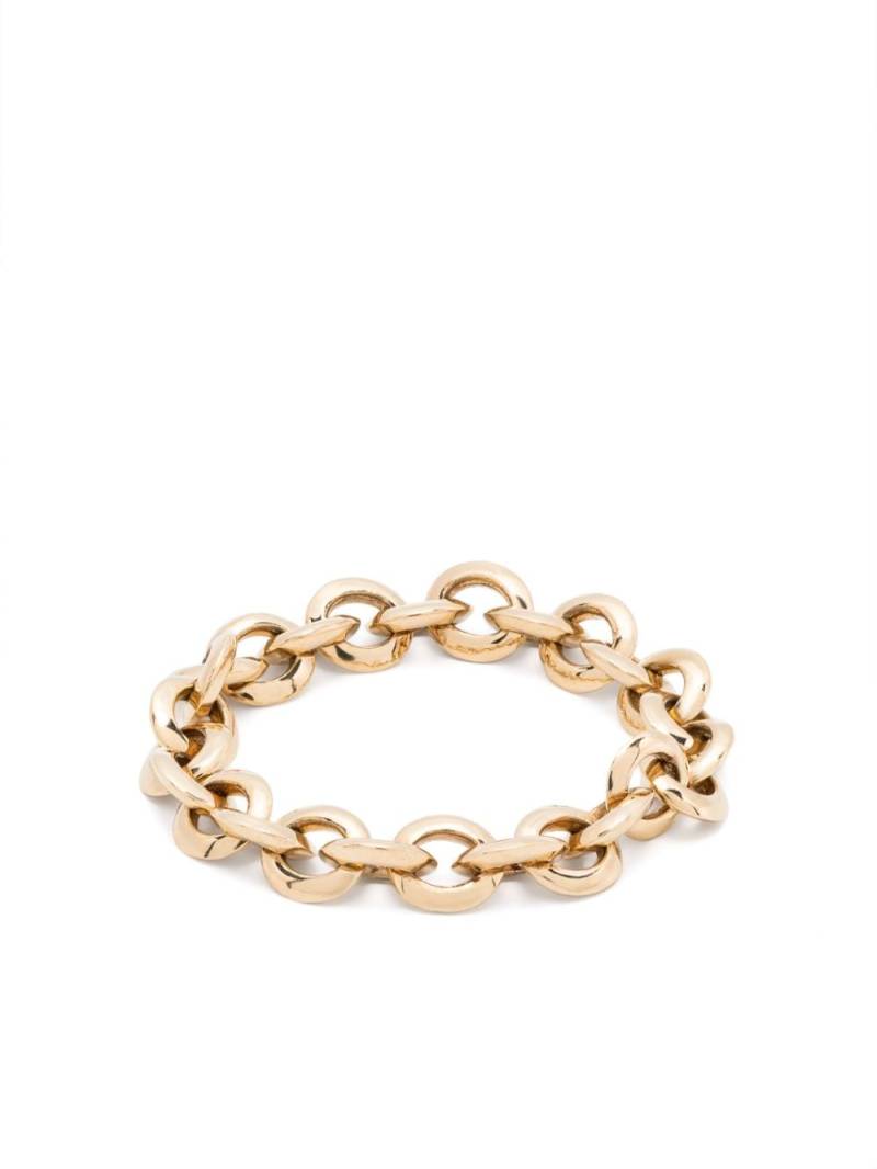 Lizzie Mandler Fine Jewelry 18kt yellow gold Micro Soft chain-link ring von Lizzie Mandler Fine Jewelry
