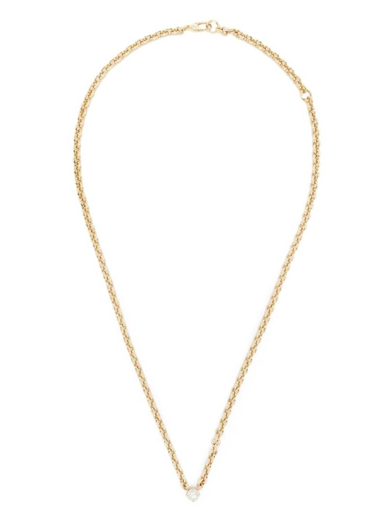 Lizzie Mandler Fine Jewelry 18kt yellow gold diamond chain necklace von Lizzie Mandler Fine Jewelry