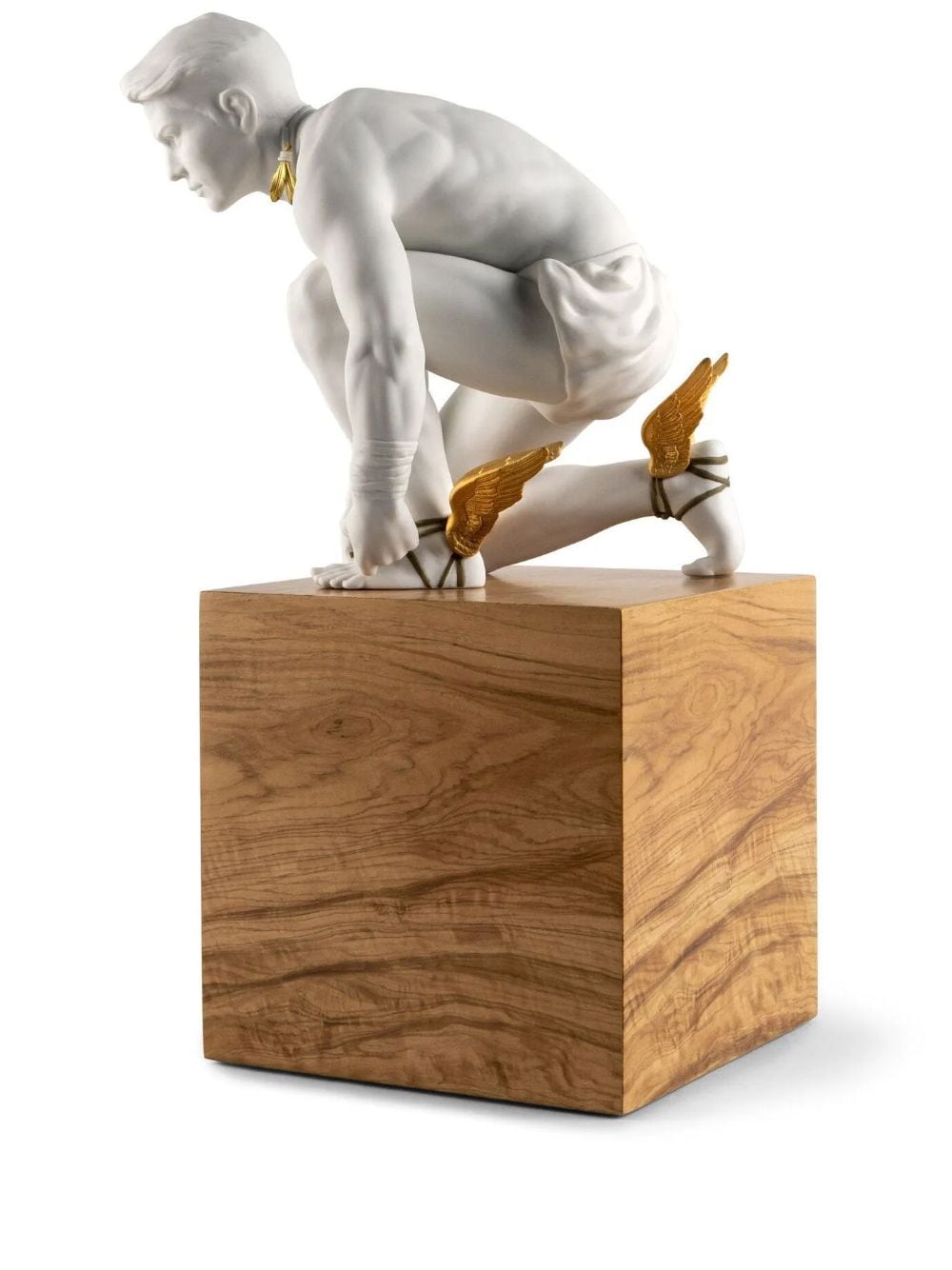 Lladró Hermes porcelain sculpture - White von Lladró