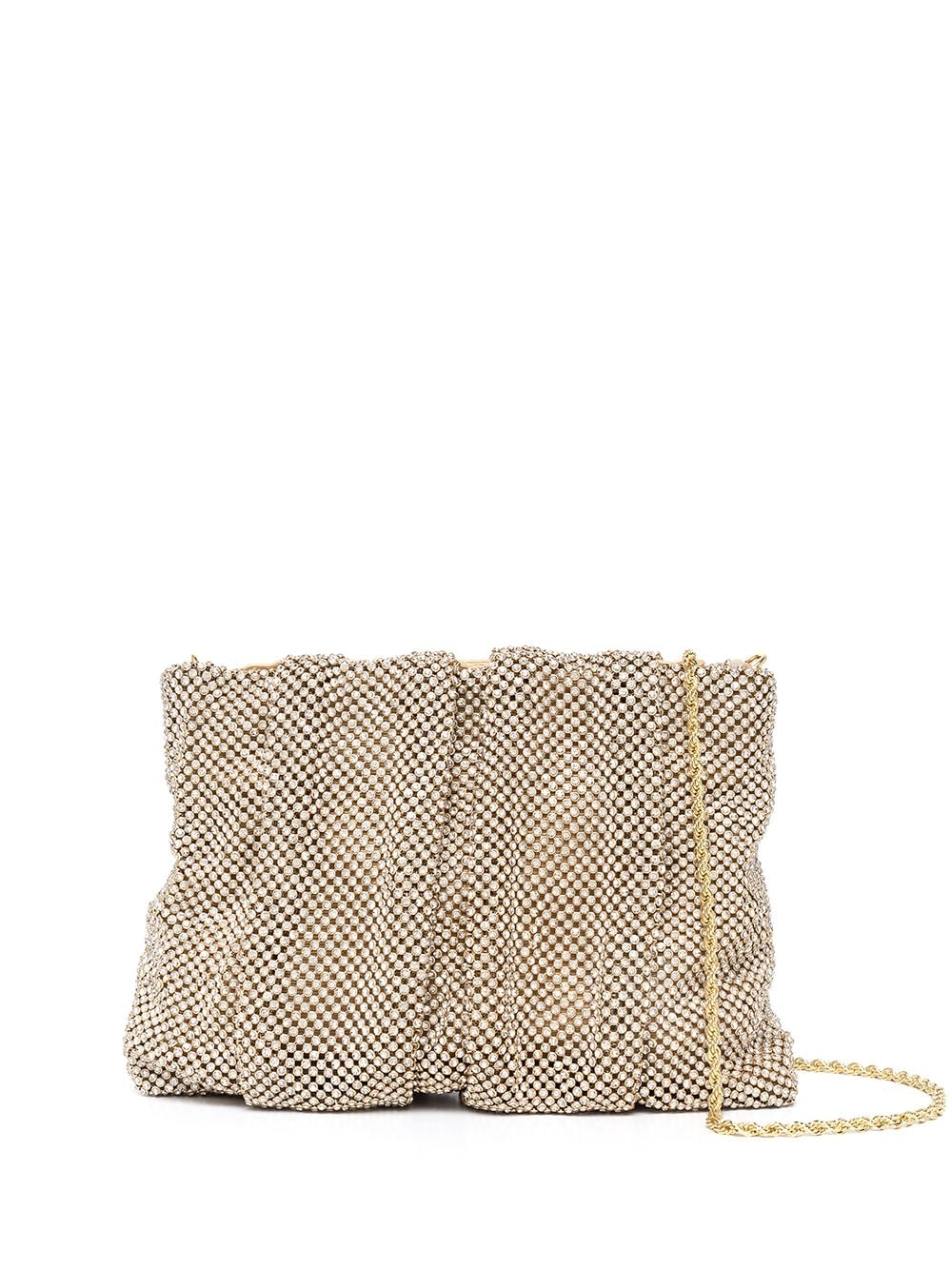 Loeffler Randall Ember diamanté-mesh crossbody bag - Gold von Loeffler Randall