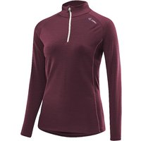 LÖFFLER Damen Langlaufshirt Midlayer transtex® Merino dunkelrot | 34 von Löffler