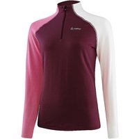 LÖFFLER Damen Unterzieh Zipshirt TRANSTEX® Coblo dunkelrot | 34 von Löffler