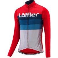 LÖFFLER Herren Rad Trikot Messenger Mid FZ LS rot | 48 von Löffler