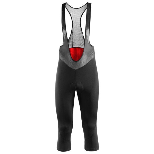 Löffler - 3/4 Bike Bib Tights Transtex Basic Gel - Velohose Gr 48;50;52;54;56 schwarz/grau von Löffler