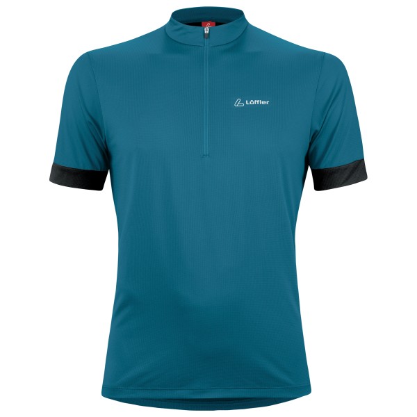 Löffler - Bike Shirt Half-Zip Pukka - Velotrikot Gr 62 blau von Löffler