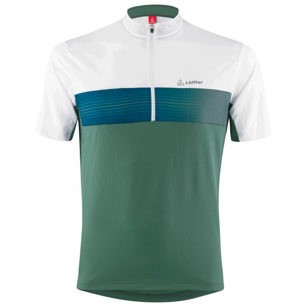 Löffler - Bike Shirt Half Zip Scala - Velotrikot Gr 54 grün von Löffler
