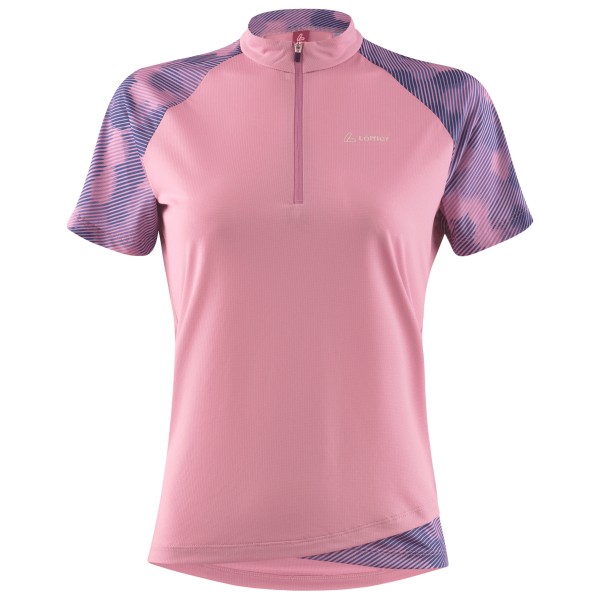 Löffler - Women's Bike Shirt Half-Zip Maja Rise - Velotrikot Gr 48 rosa von Löffler