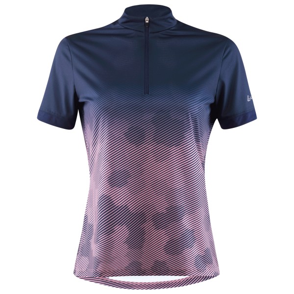 Löffler - Women's Bike Shirt Half-Zip Maja - Velotrikot Gr 48 blau von Löffler