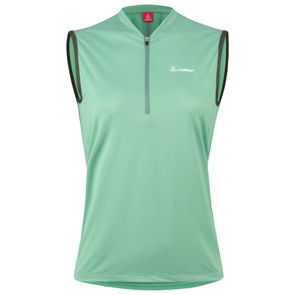 Löffler - Women's Bike Sleeveless Shirt Half-Zip Plain - Velo Singlet Gr 38 grün Löffler - Women's Bike Sleeveless Shirt Half-Zip Plain - Velo Singlet Gr 38 grün von Löffler
