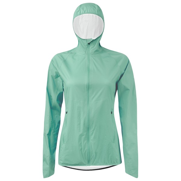 Löffler - Women's Hooded Jacket WPM Pocket - Velojacke Gr 42 türkis von Löffler