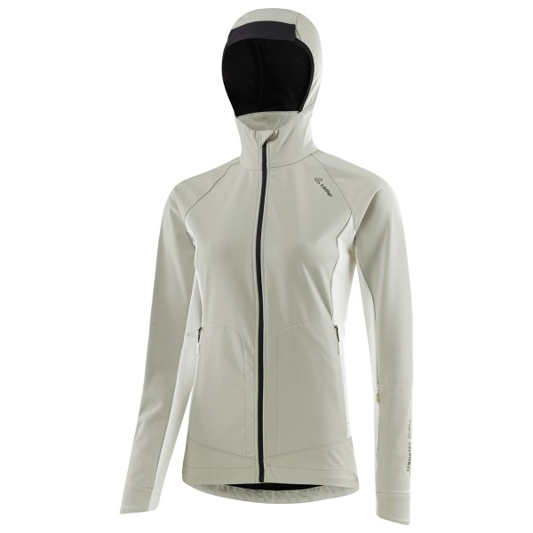 Löffler - Women's Hooded Jacket XC-Pure Transtex Shell - Langlaufjacke Gr 38;42 grau;rosa von Löffler
