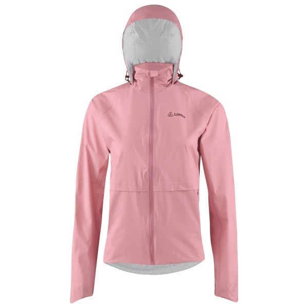 Löffler - Women's Jacket with Hood Comfort Fit WPM Pocket - Velojacke Gr 44 rosa von Löffler