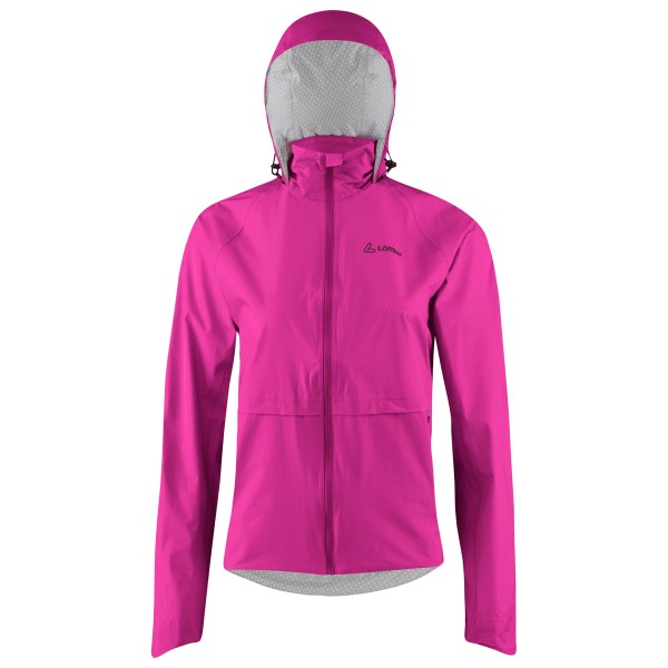 Löffler - Women's Jacket with Hood Comfort Fit WPM Pocket - Velojacke Gr 48 rosa von Löffler