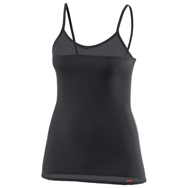 Löffler - Women's Spaghetti Top Grid Transtex Light - Kunstfaserunterwäsche Gr 38 schwarz/grau von Löffler