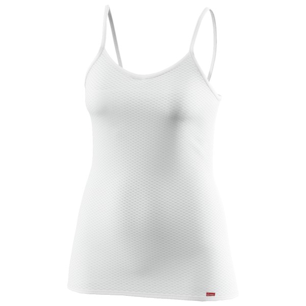 Löffler - Women's Spaghetti Top Grid Transtex Light - Kunstfaserunterwäsche Gr 42 weiß/grau von Löffler