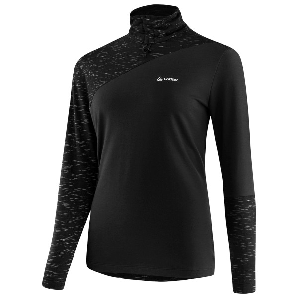 Löffler - Women's Turtleneck Starlit Transtex - Fleecepullover Gr 36;38;40 schwarz von Löffler