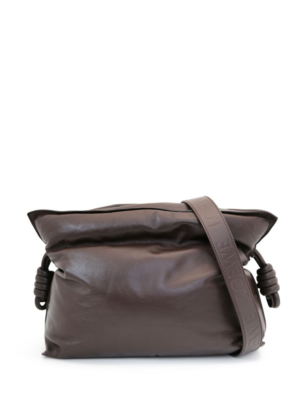 Loewe Pre-Owned Flamenco leather clutch bag - Brown von Loewe Pre-Owned