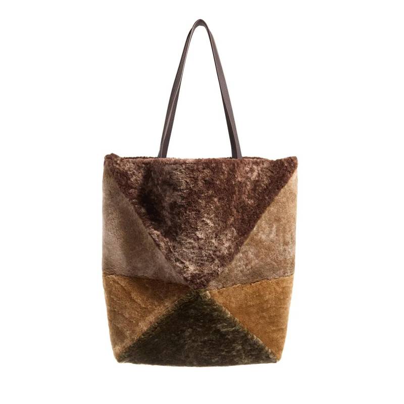 Loewe Handtasche - Puzzle Fold Tote Large - Gr. unisize - in Braun - für Damen von Loewe