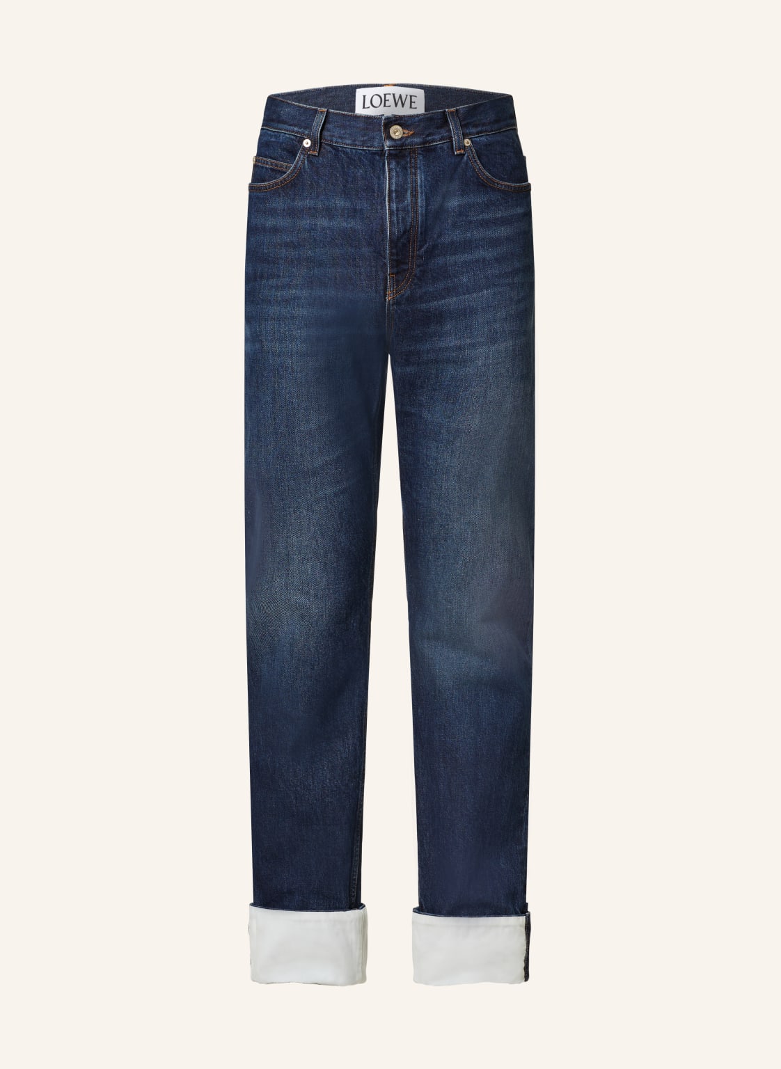 Loewe Jeans Fisherman Turn Up Regular Fit blau von Loewe