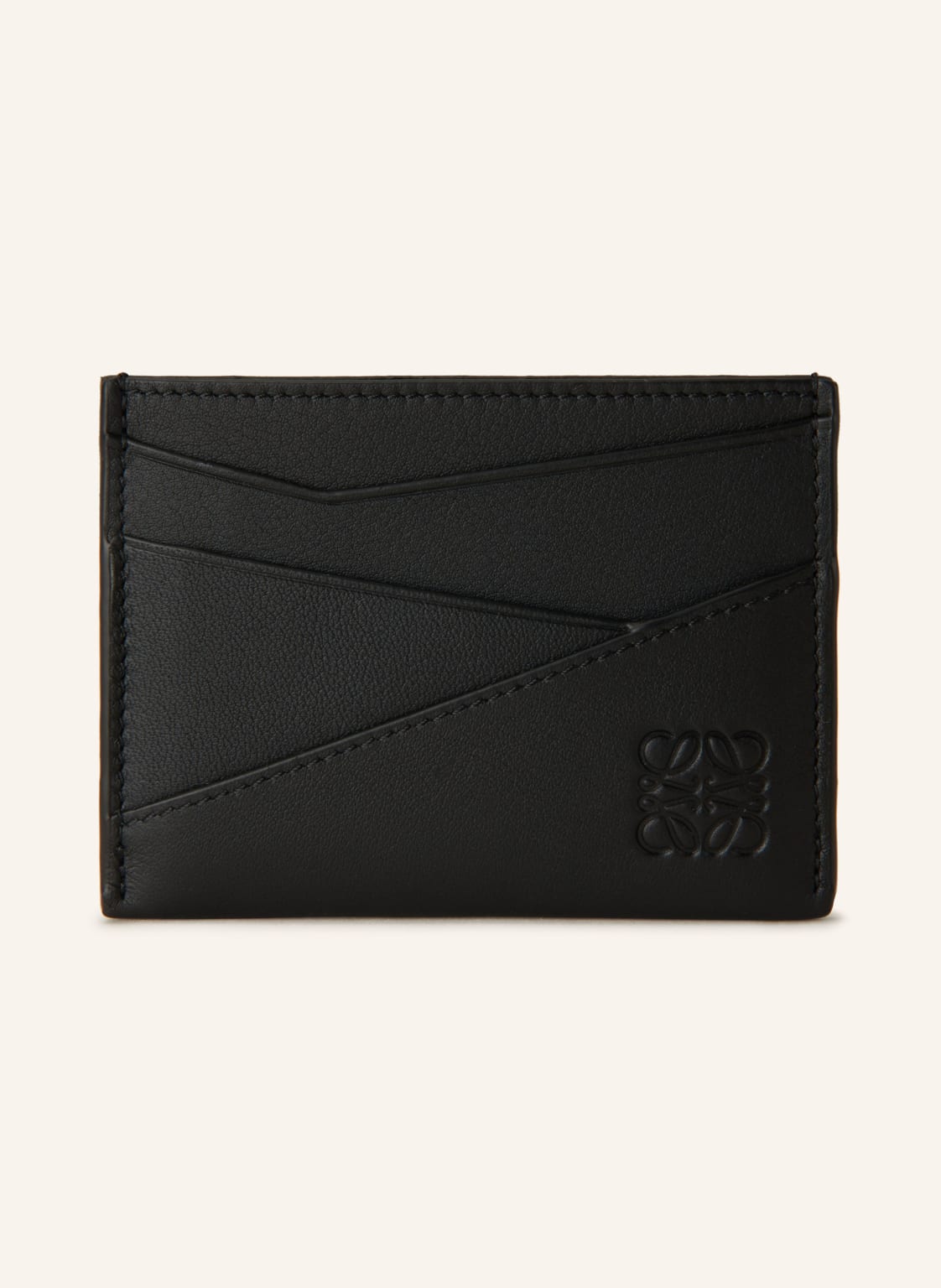 Loewe Kartenetui Puzzle Edge schwarz von Loewe