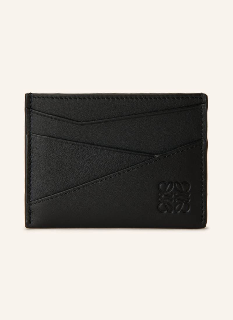 Loewe Kartenetui Puzzle Edge schwarz von Loewe