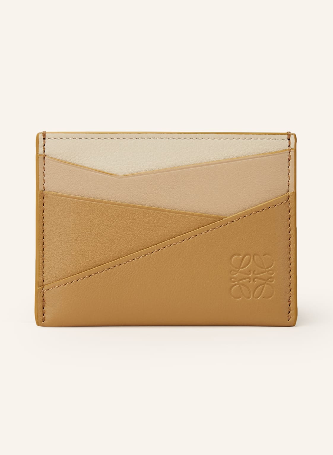 Loewe Kartenetui Puzzle beige von Loewe