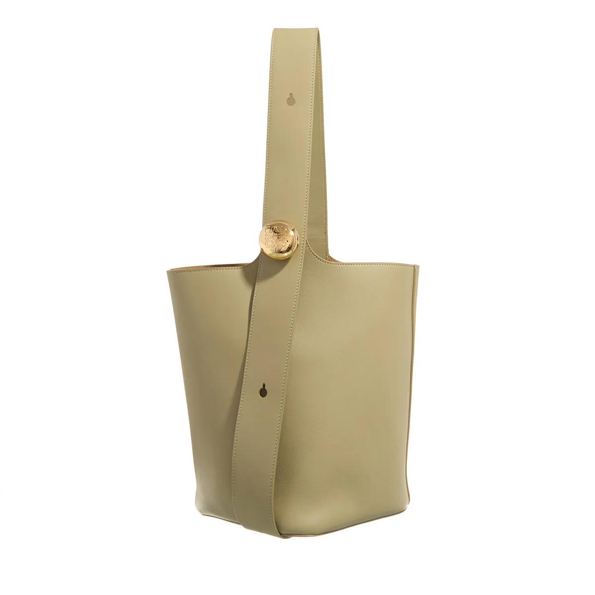 Loewe Schultertasche - Medium Pebble Bucket Bag - Gr. unisize - in Grün - für Damen Loewe Schultertasche - Medium Pebble Bucket Bag - Gr. unisize - in Grün - für Damen von Loewe