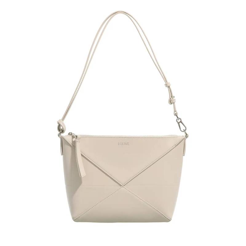 Loewe Schultertasche - Puzzle Fold Pouch - Gr. unisize - in Creme - für Damen von Loewe