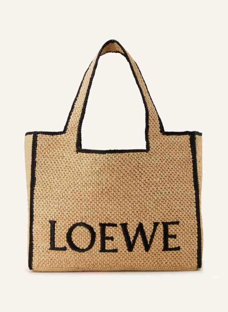 Loewe Shopper Font Tote Large beige von Loewe
