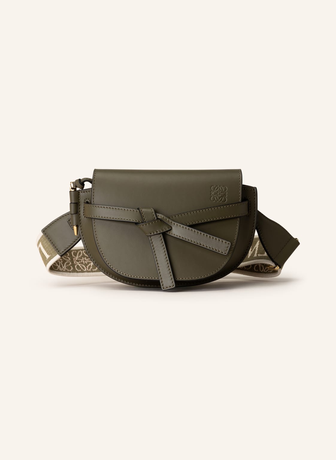 Loewe Umhängetasche Mini Gate Dual gruen von Loewe