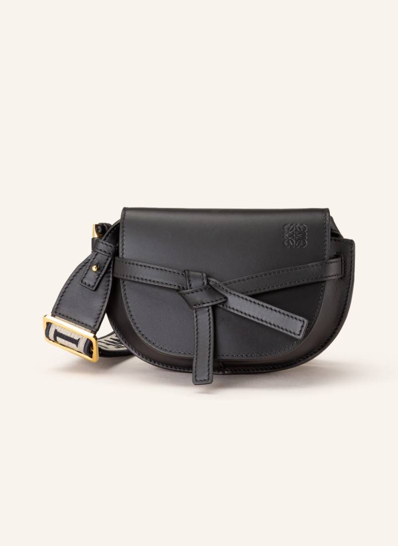 Loewe Umhängetasche Mini Gate Dual schwarz von Loewe