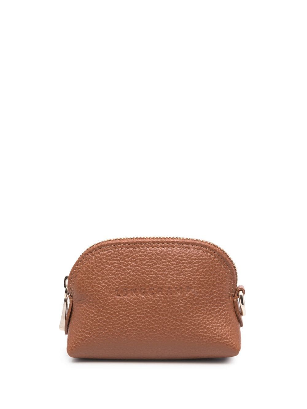 Longchamp Le Foulonné coin purse - Brown von Longchamp