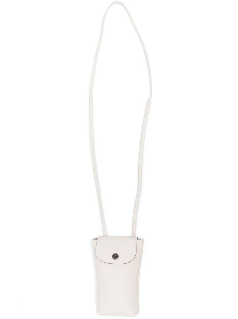 Longchamp Le Pliage Xtra phone case - White von Longchamp