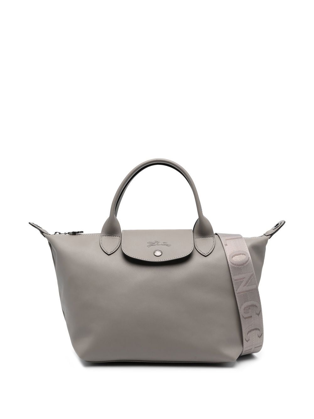 Longchamp Le Pliage logo-strap bag - Grey von Longchamp