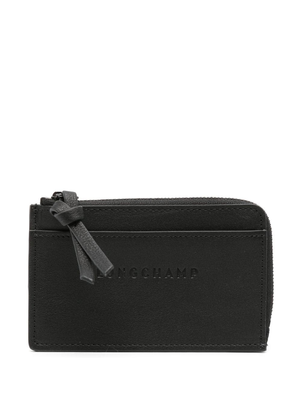 Longchamp Longchamp 3D leather cardholder - Black von Longchamp