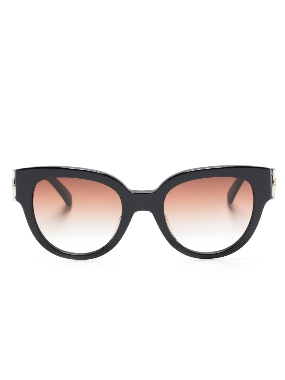 Longchamp cat-eye acetate sunglasses - Black von Longchamp