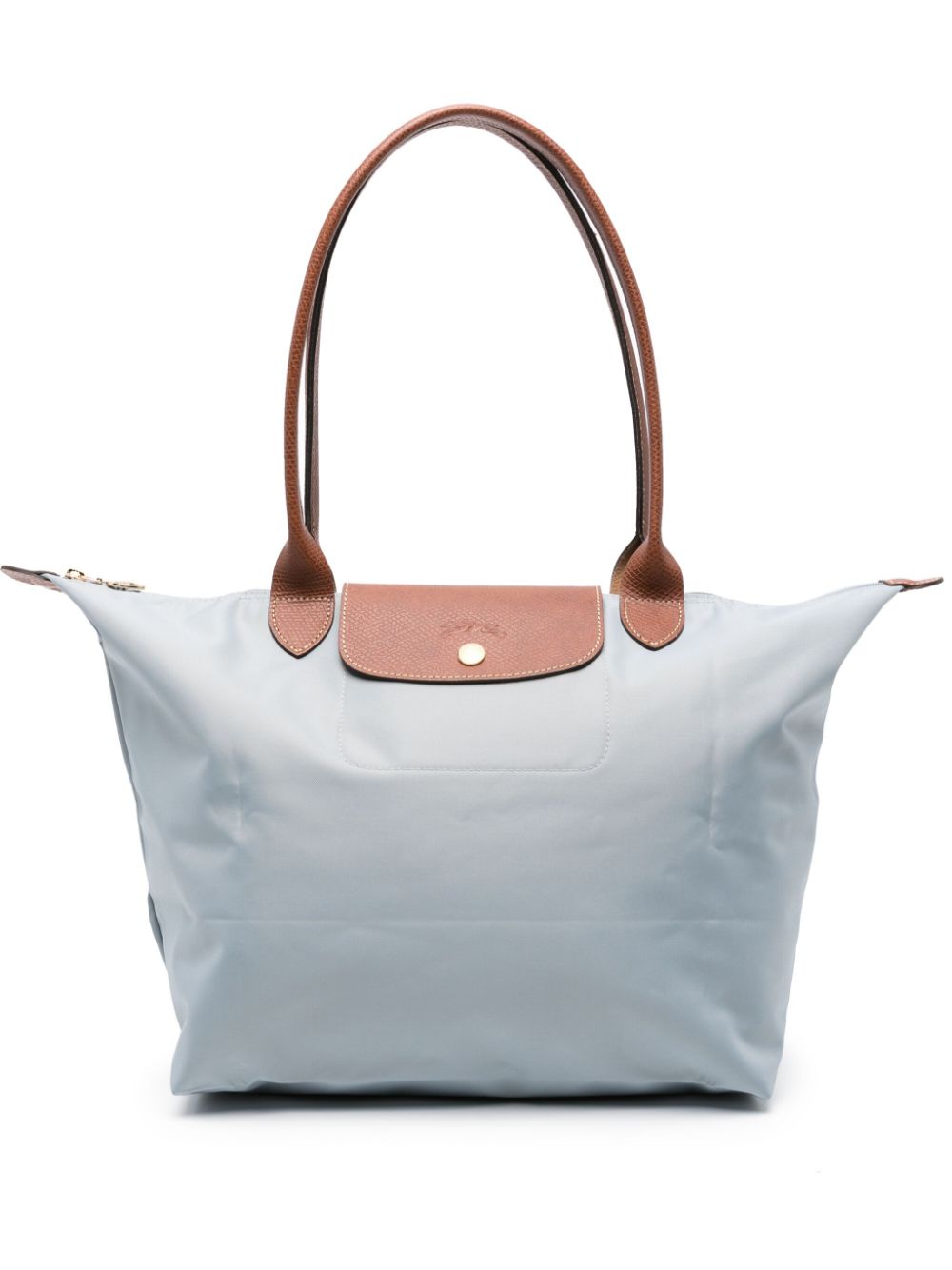 Longchamp large Le Pliage coated-finish tote bag - Grey von Longchamp