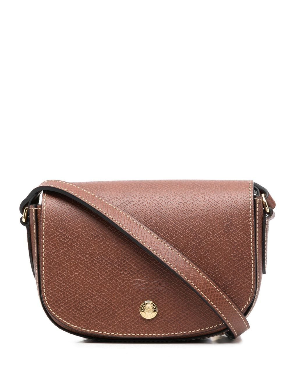 Longchamp leather crossbody bag - Brown von Longchamp