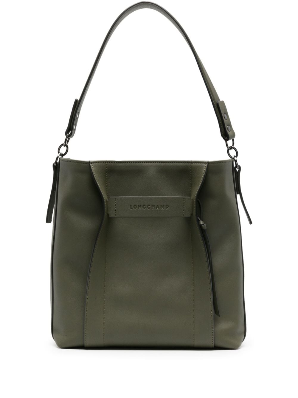 Longchamp medium 3D leather shouder bag - Green von Longchamp