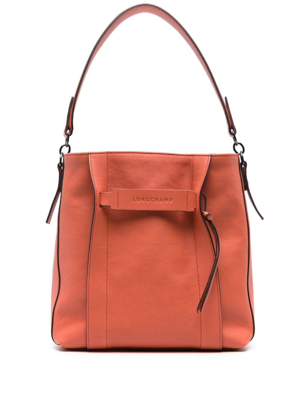 Longchamp medium 3D leather tote bag - Orange von Longchamp
