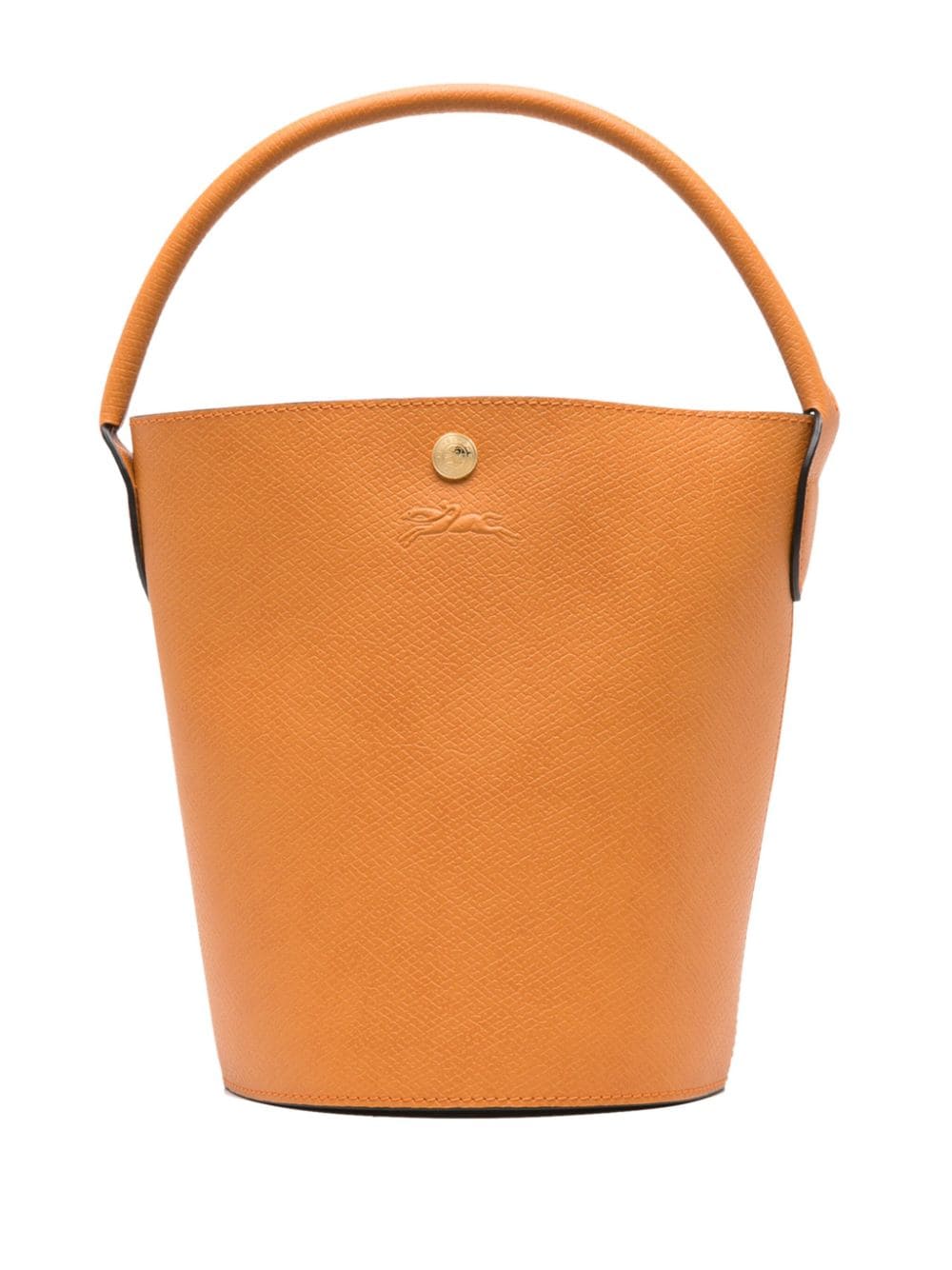 Longchamp small Épure leather bucket bag - Orange von Longchamp