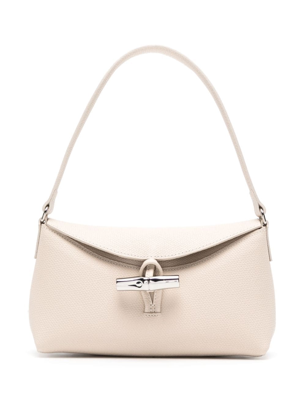 Longchamp small Roseau learther shoulder bag - Neutrals von Longchamp