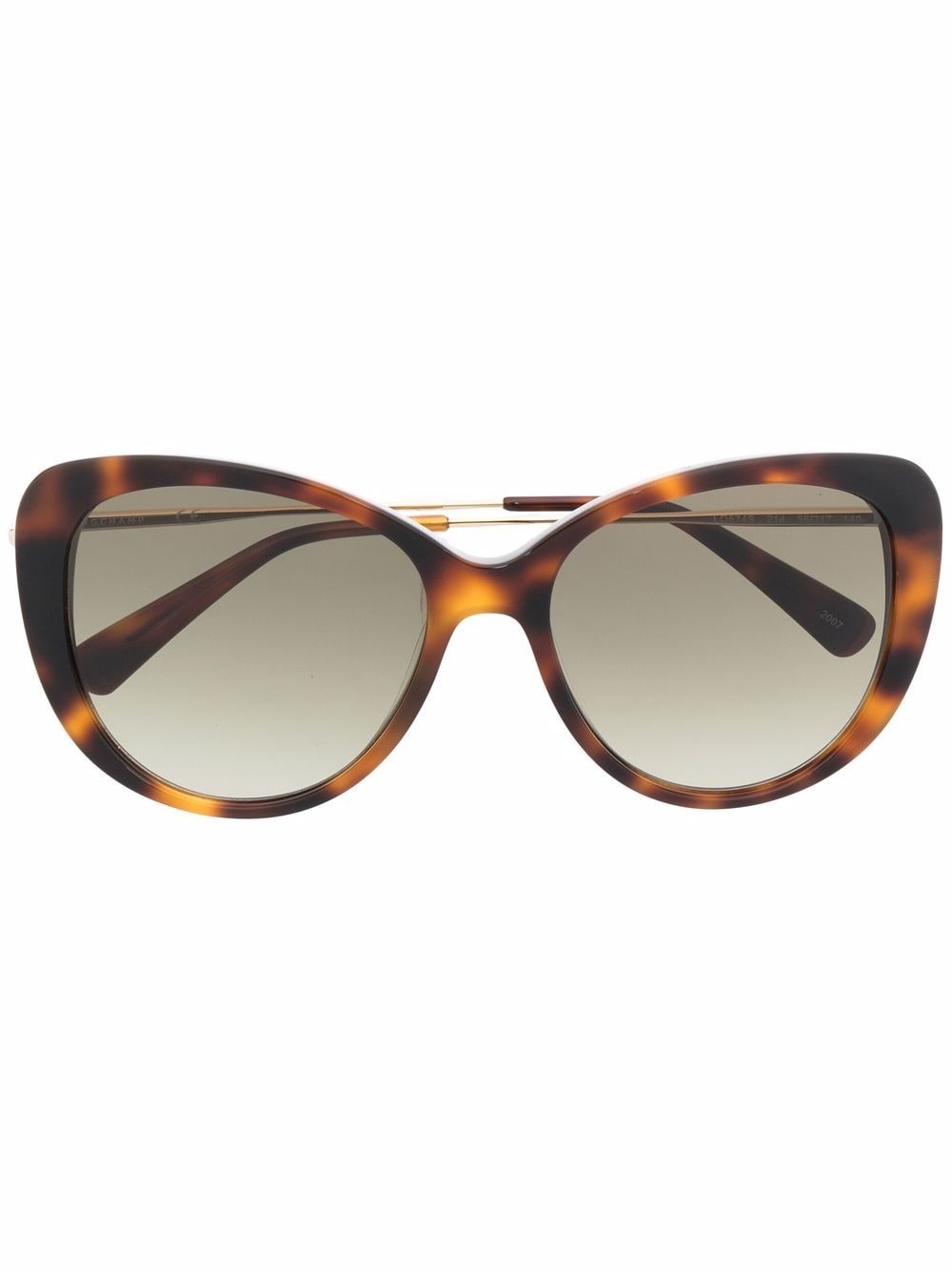 Longchamp tortoiseshell-effect tinted sunglasses - Brown von Longchamp