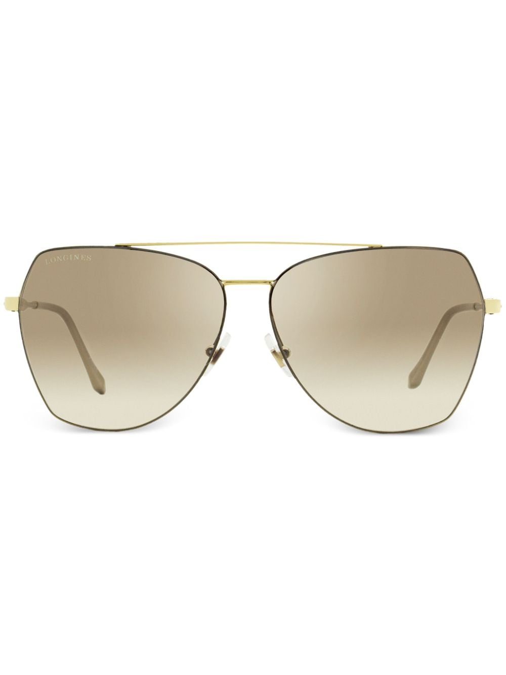 Longines gradient-lenses pilot-frame sunglasses - Gold von Longines