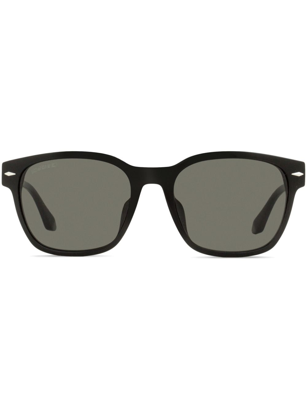 Longines rectangle-frame sunglasses - Black von Longines