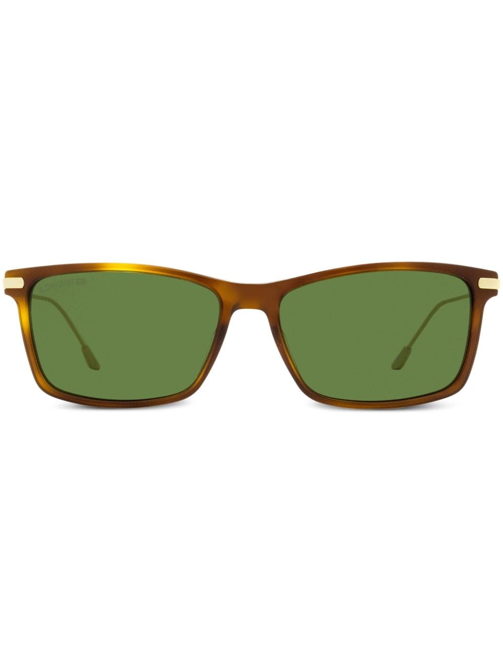 Longines rectangle-frame tinted-lenses sunglasses - Brown von Longines