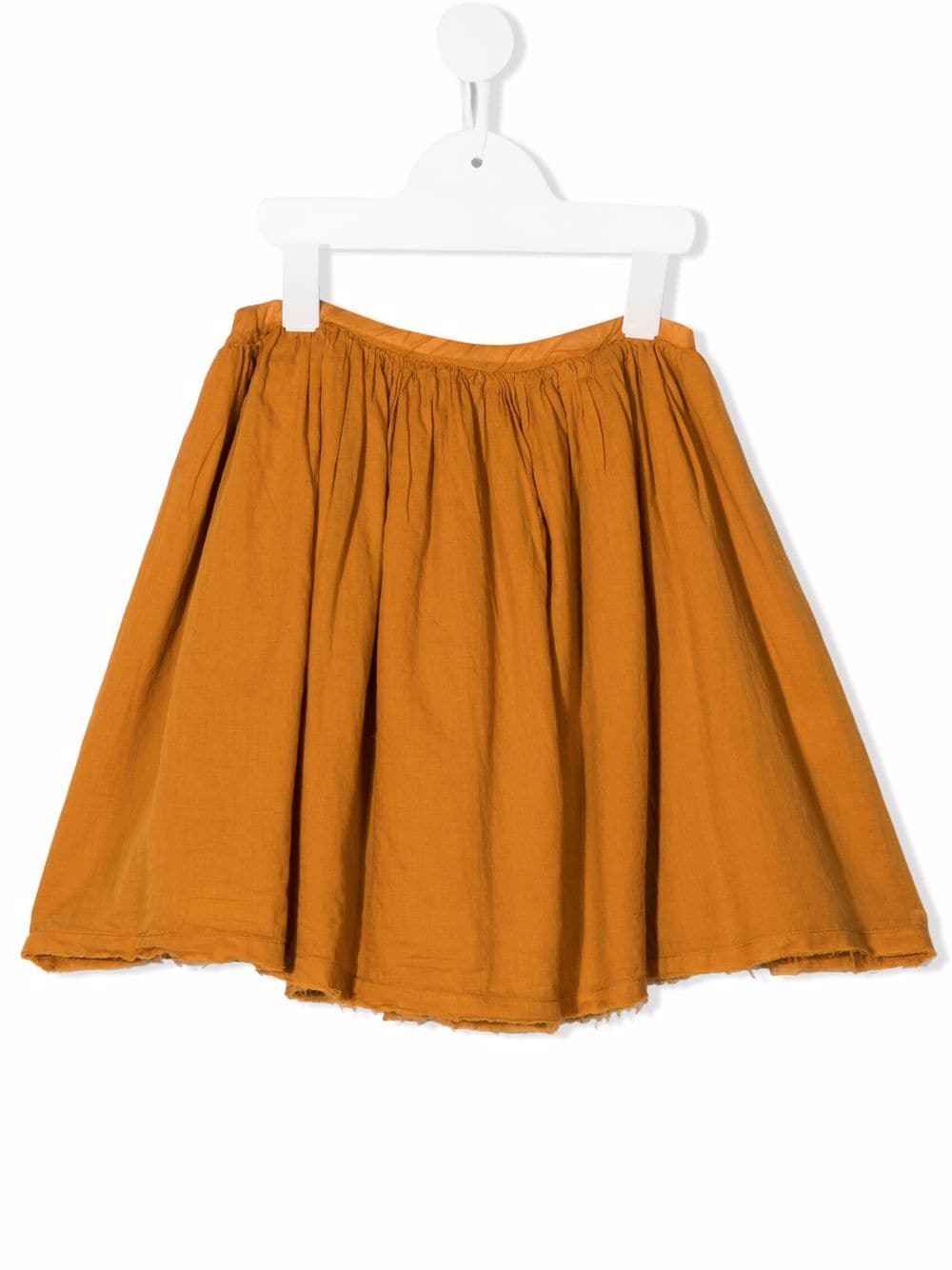 Longlivethequeen pleated organic cotton mini skirt - Yellow von Longlivethequeen