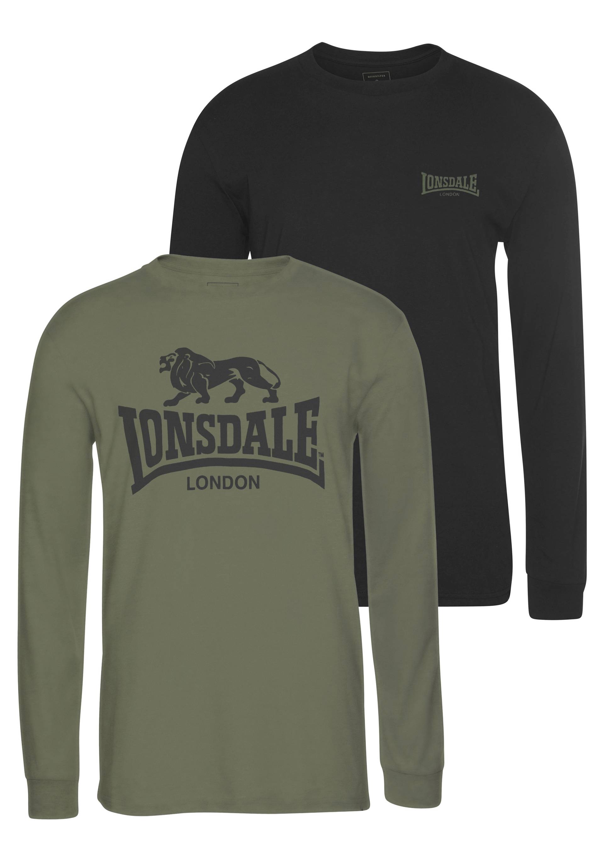 Lonsdale Langarmshirt »AYRSHIRE«, (Packung, 2 tlg., 2er-Pack) von Lonsdale