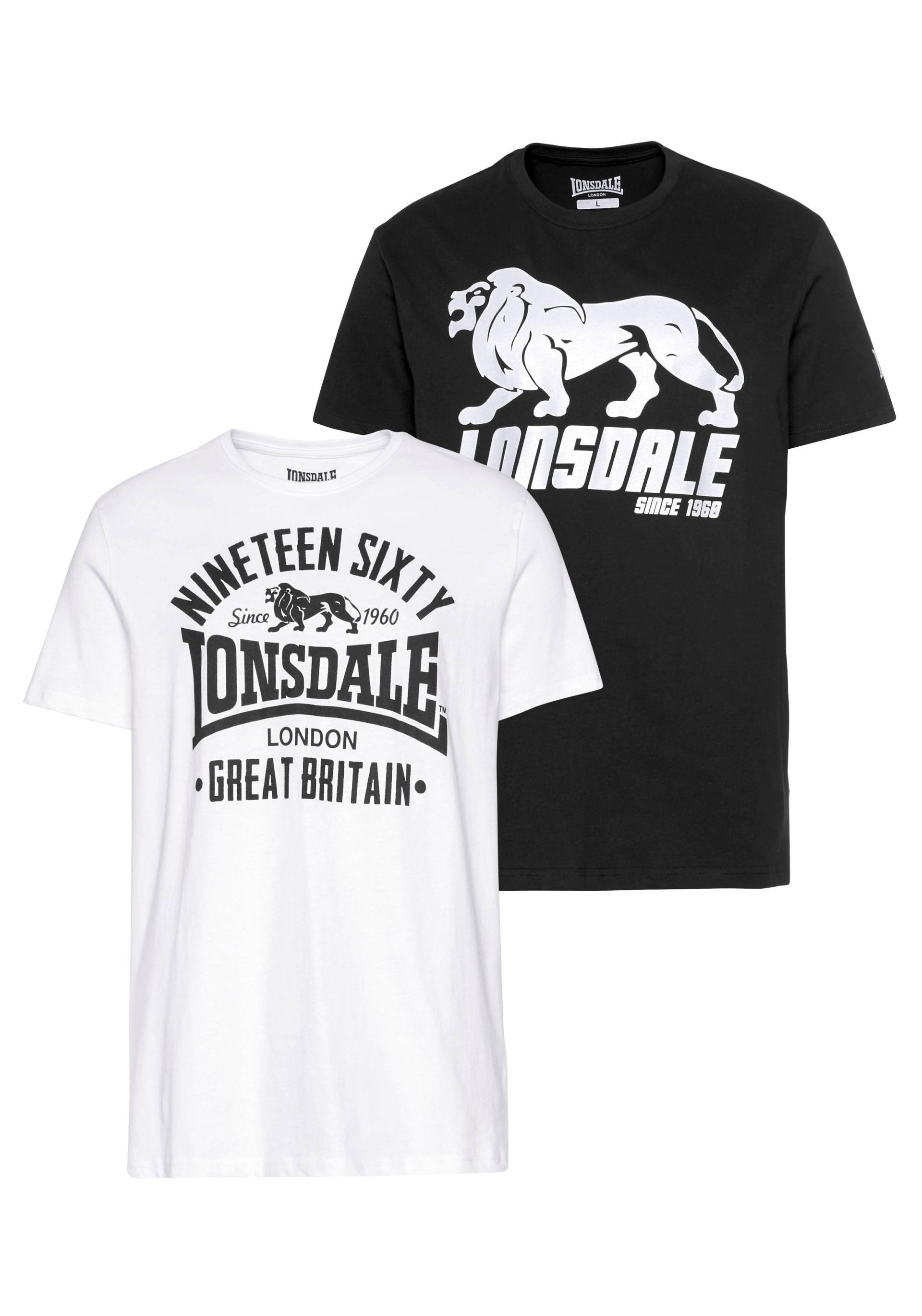 Lonsdale T-Shirt »BYLCHAN«, (Packung, 2er-Pack) von Lonsdale