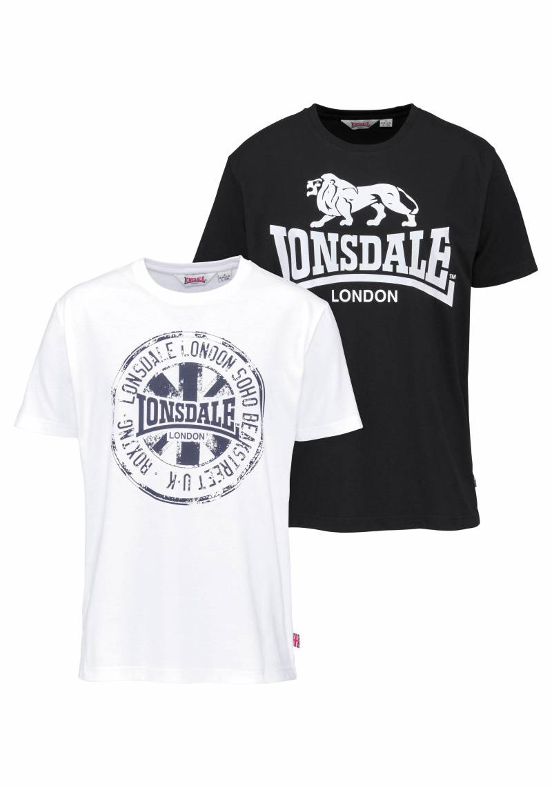 Lonsdale T-Shirt »DILDAWN«, (Packung, 2 tlg., 2er-Pack), Doppelpack von Lonsdale